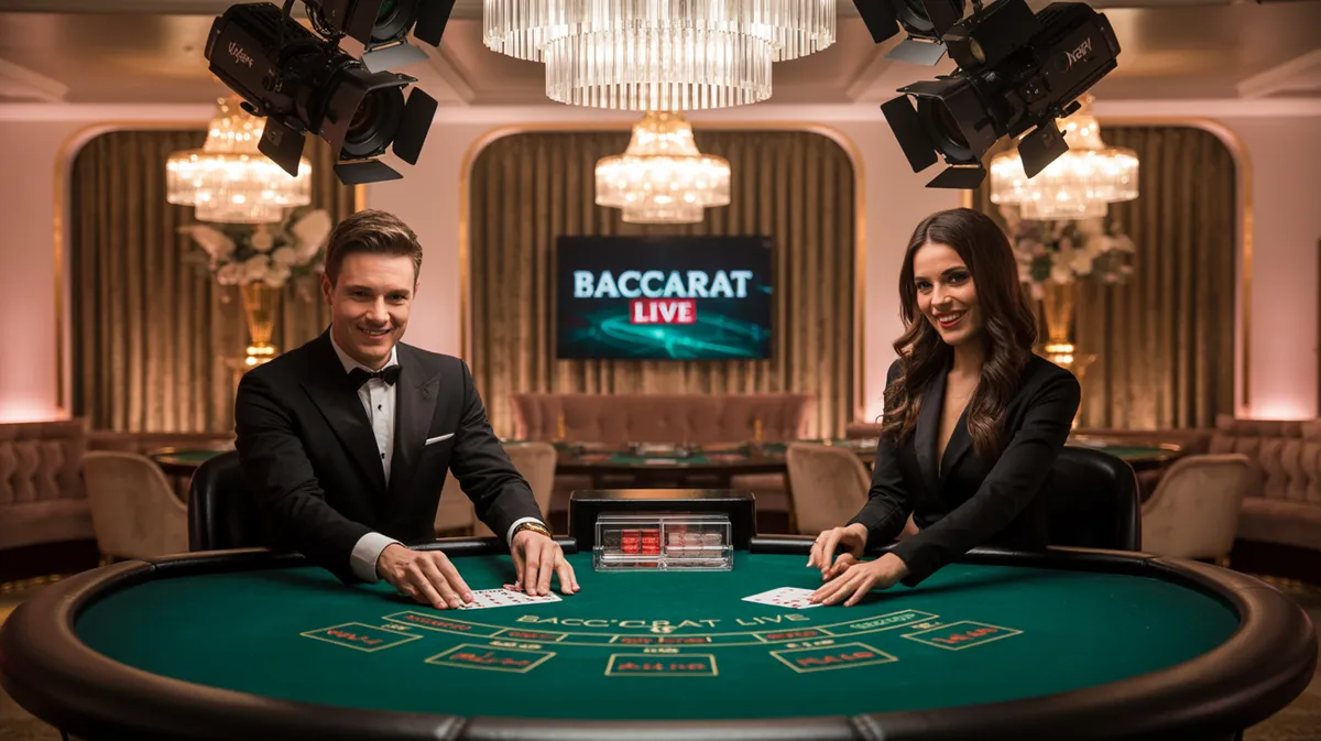 สตูดิโอบาคาร่าสดของ GU899 พร้อมดีลเลอร์มืออาชีพ